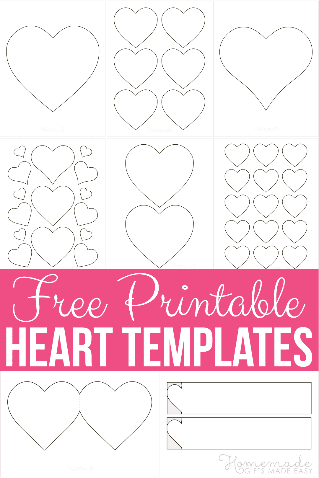 20 Free Printable Heart Templates Patterns amp Stencils