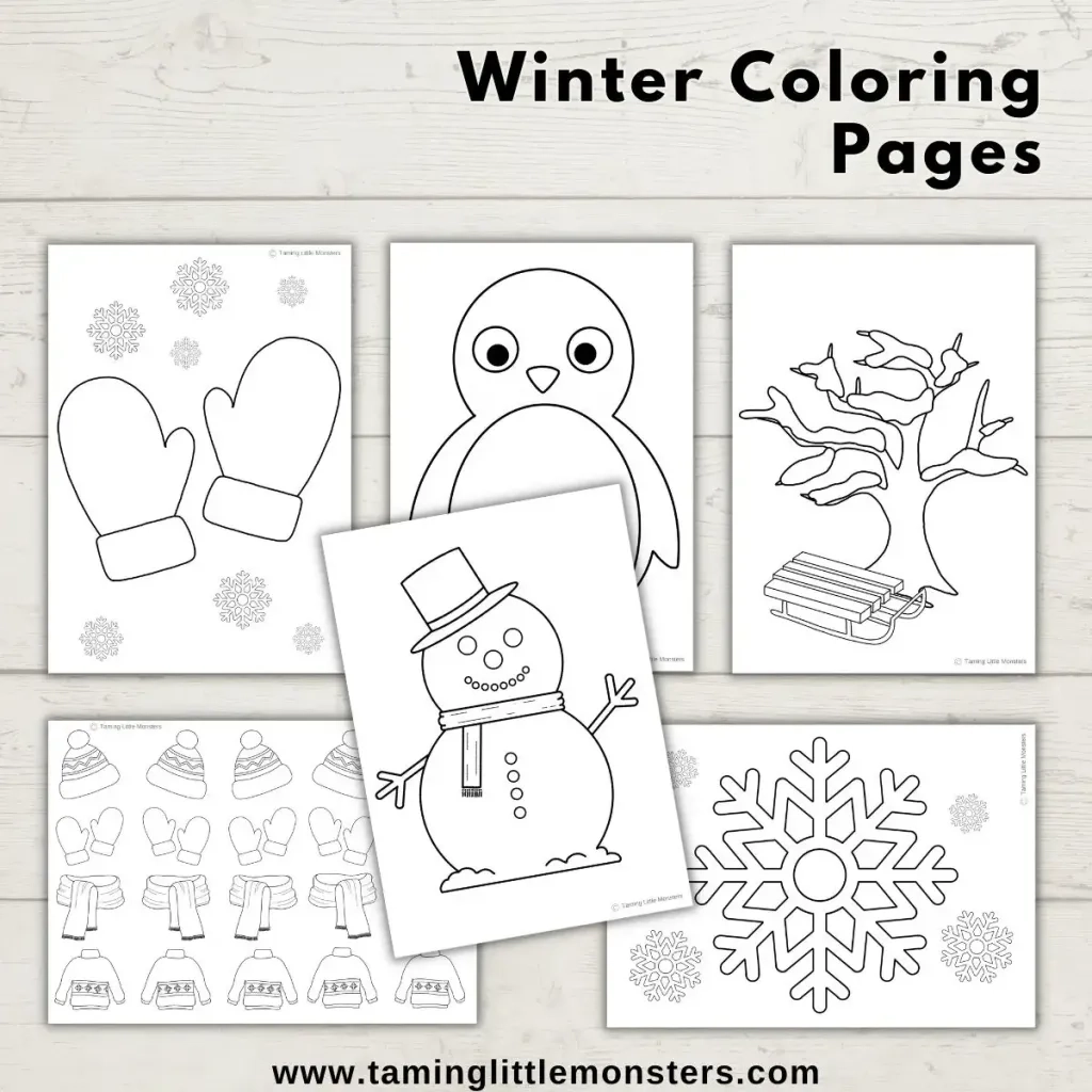Free Printable Winter Activity Sheets