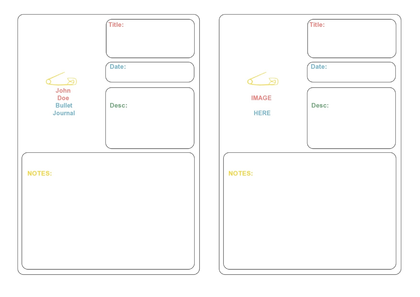 28 Useful Bullet Journal Templates 100 FREE TemplateLab