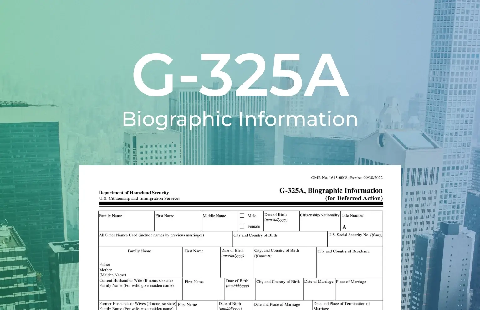 Form G 325a Printable