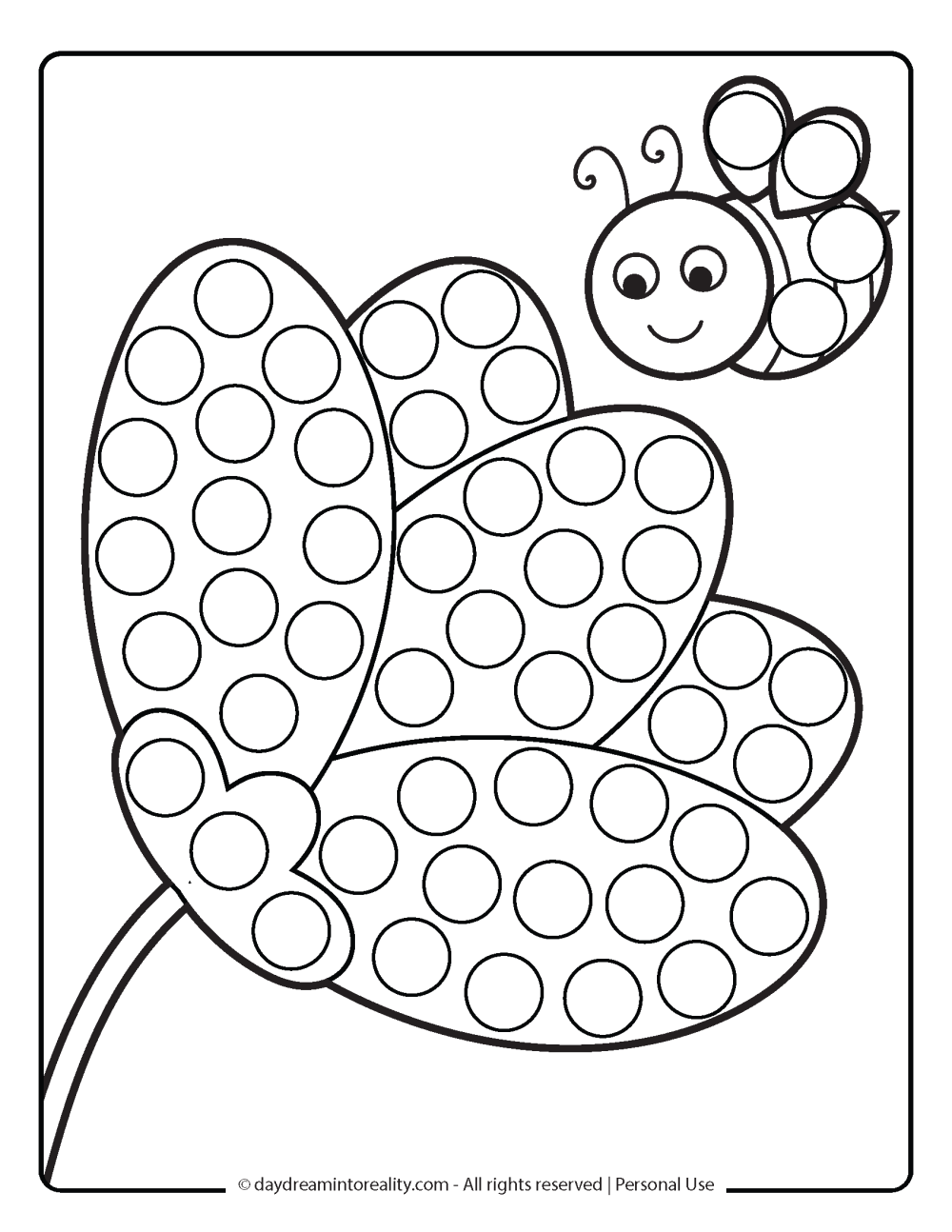 Free Printable Dot Paint Worksheets