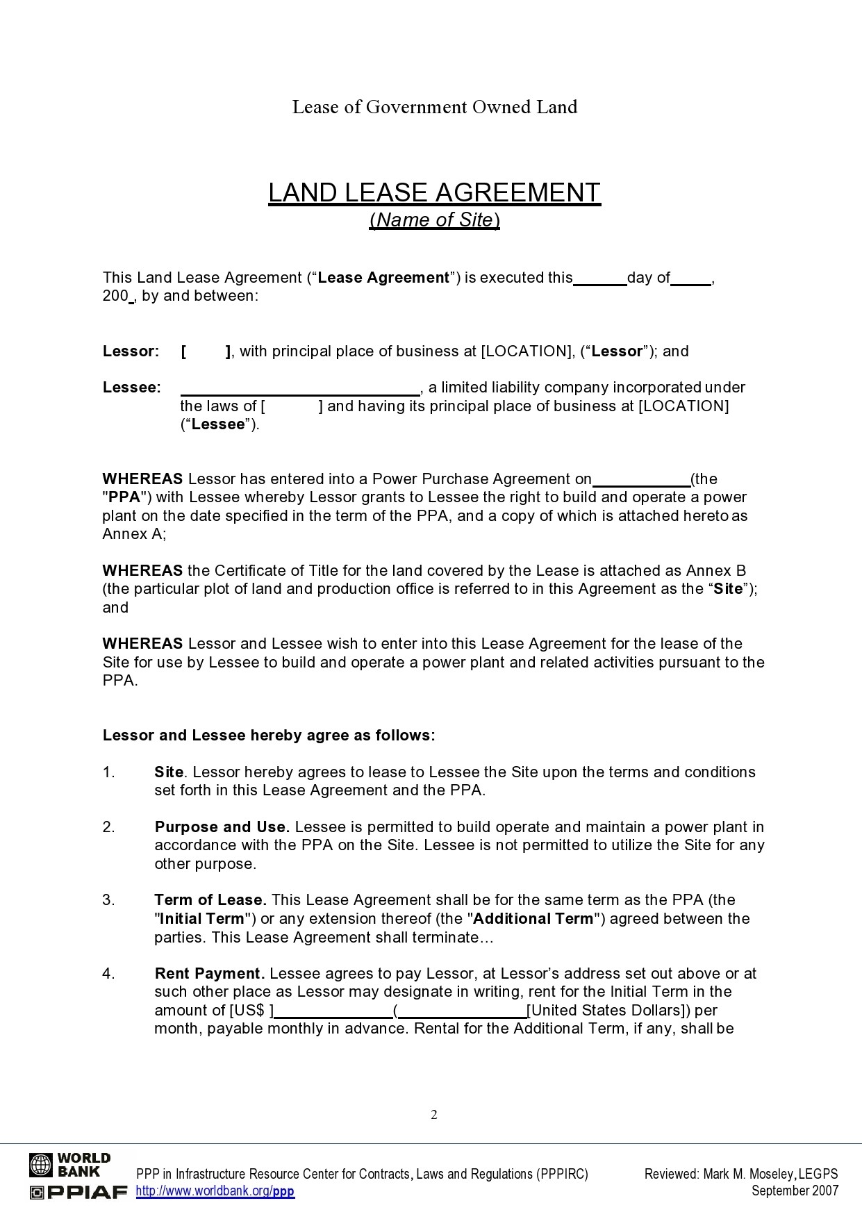 37 FREE Land Lease Agreements Word amp PDF TemplateLab
