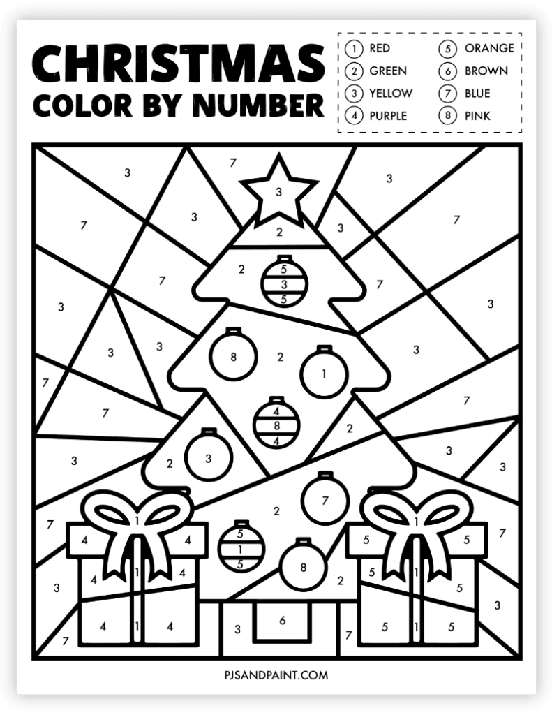 42 Free Printable Christmas Games And Activities Pjs And Paint