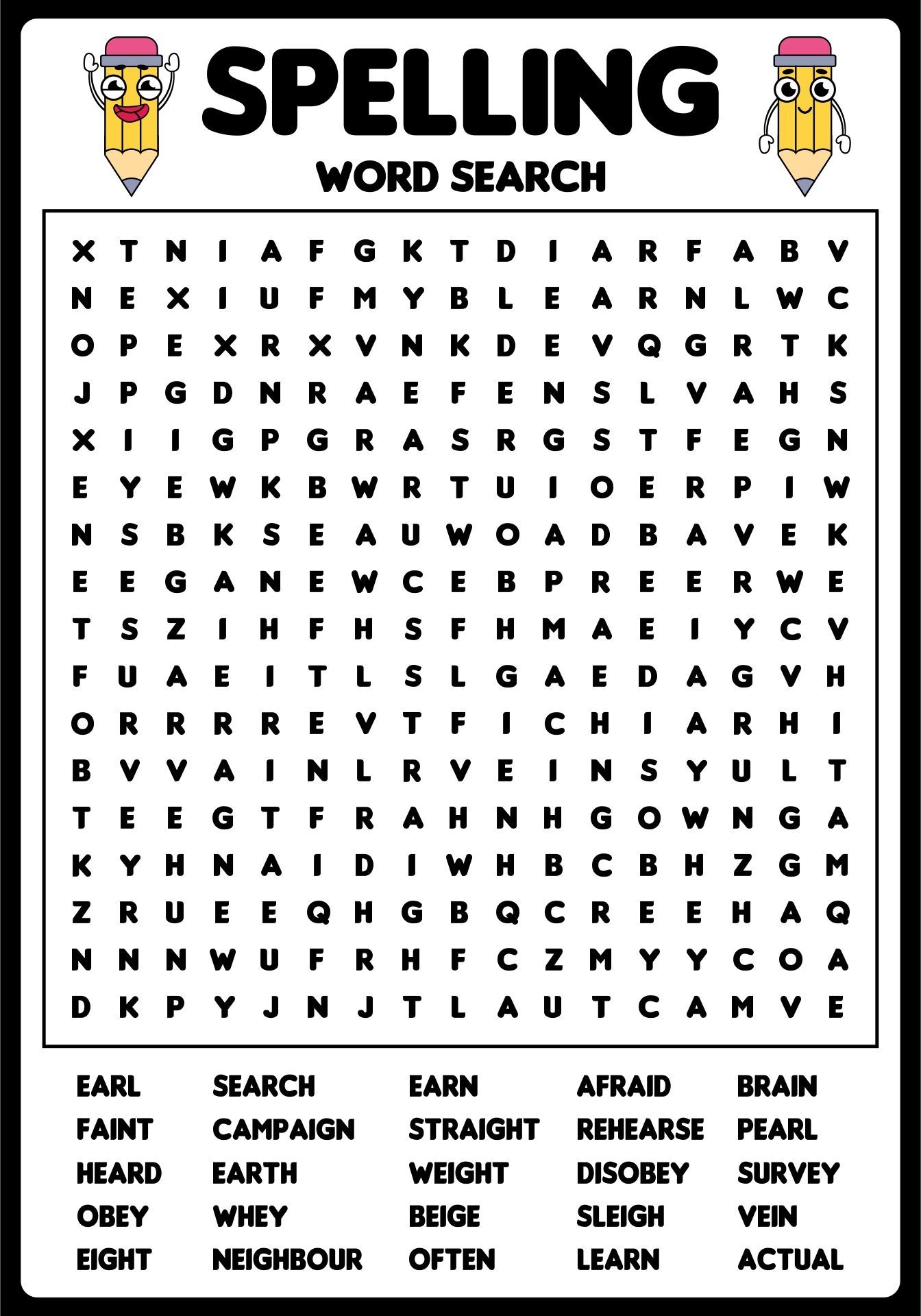 4th Grade Worksheets And Spelling Puzzles
