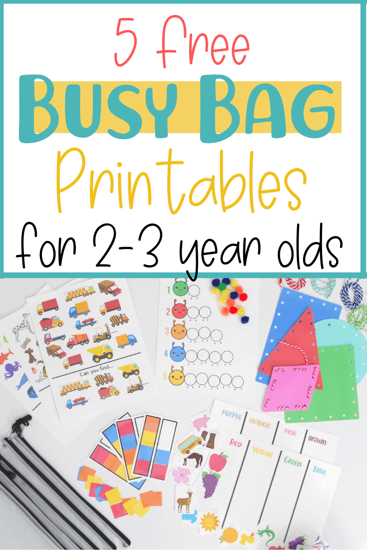 5 Free Busy Bag Printable Activities For Toddlers Little 
