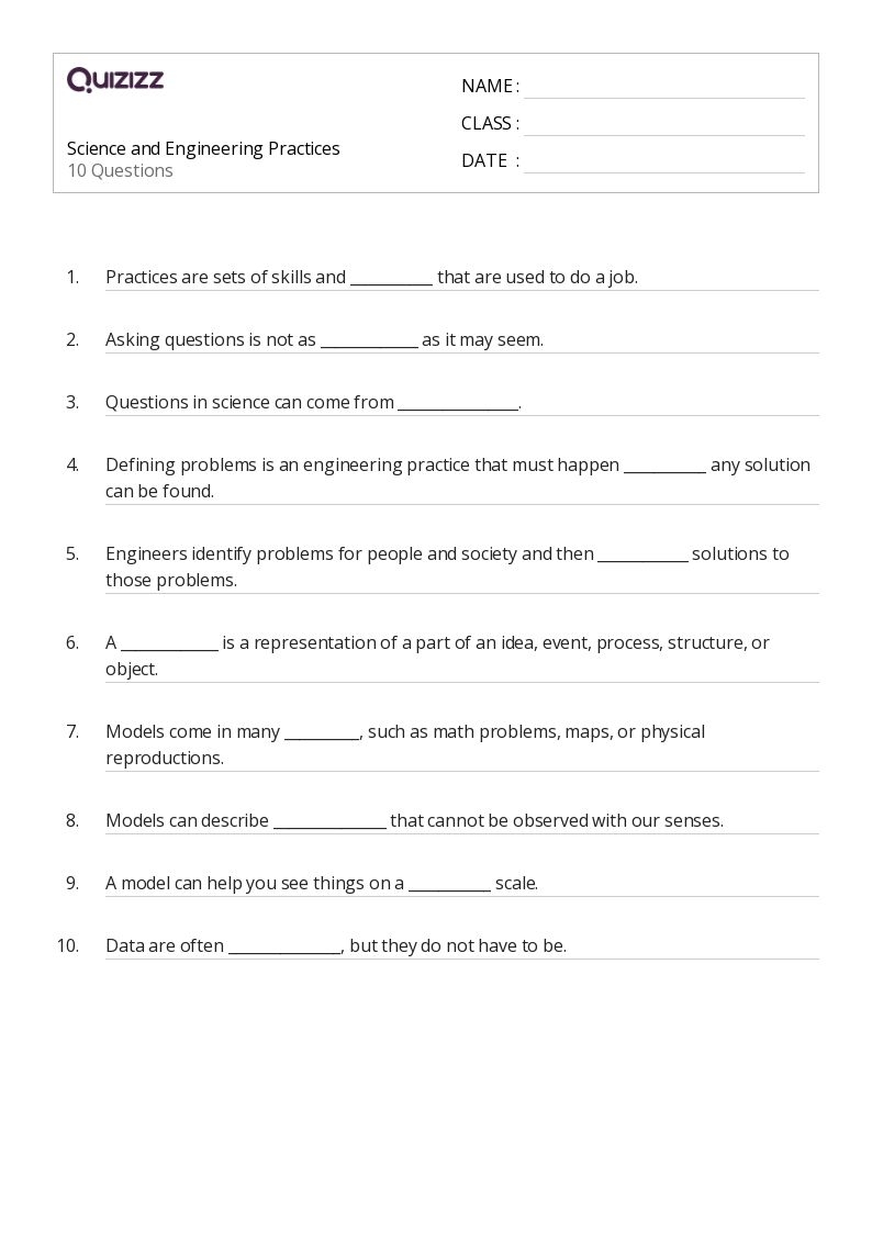 50 Science Worksheets For 4th Class On Quizizz Free amp Printable