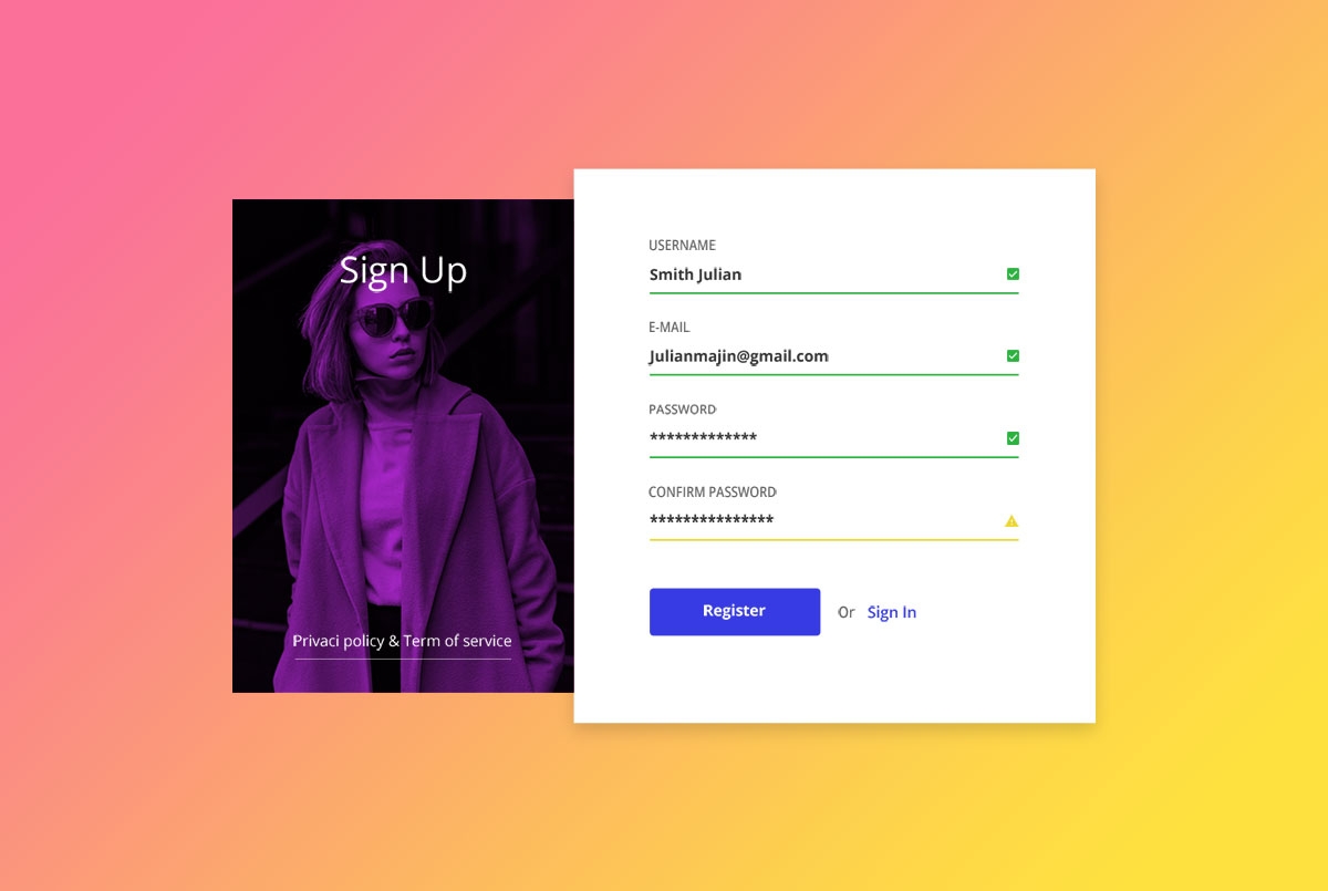 55 Best Free Bootstrap Registration Form Designs 2025 Colorlib