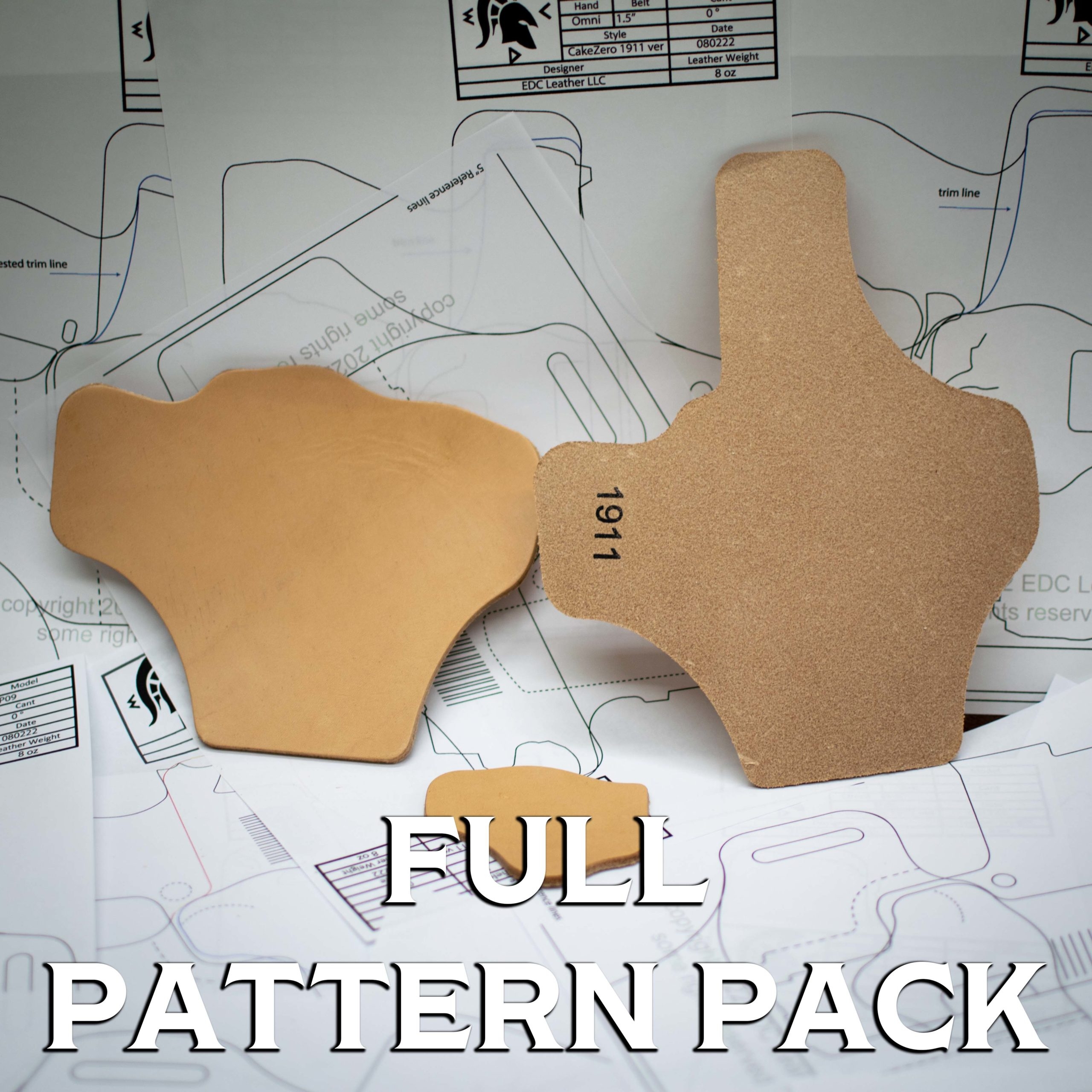Printable Gun Holster Template