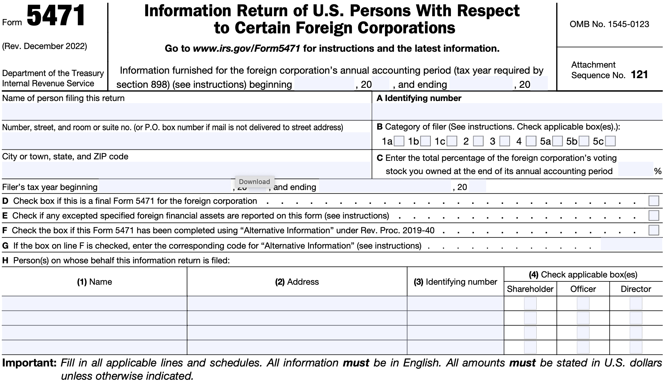 A Guide To IRS Form 5471 For Startups