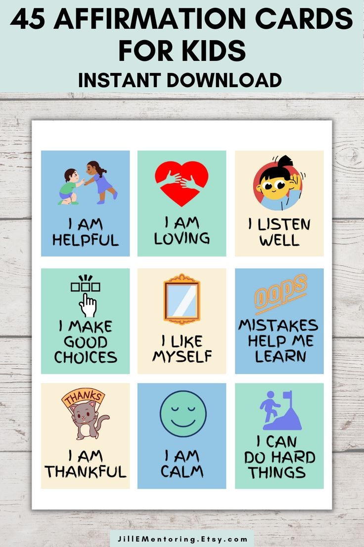 Free Printable Affirmations For Kids