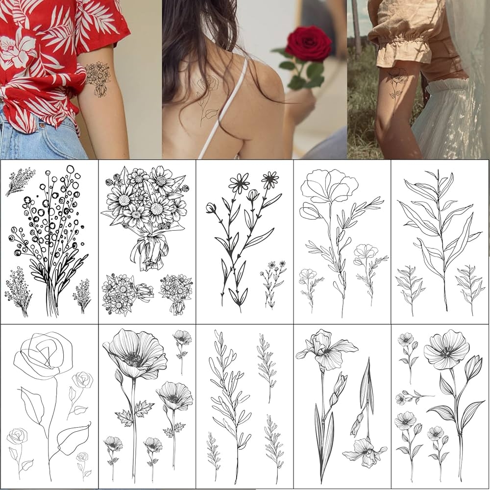 Flower Tattoo Designs Simple