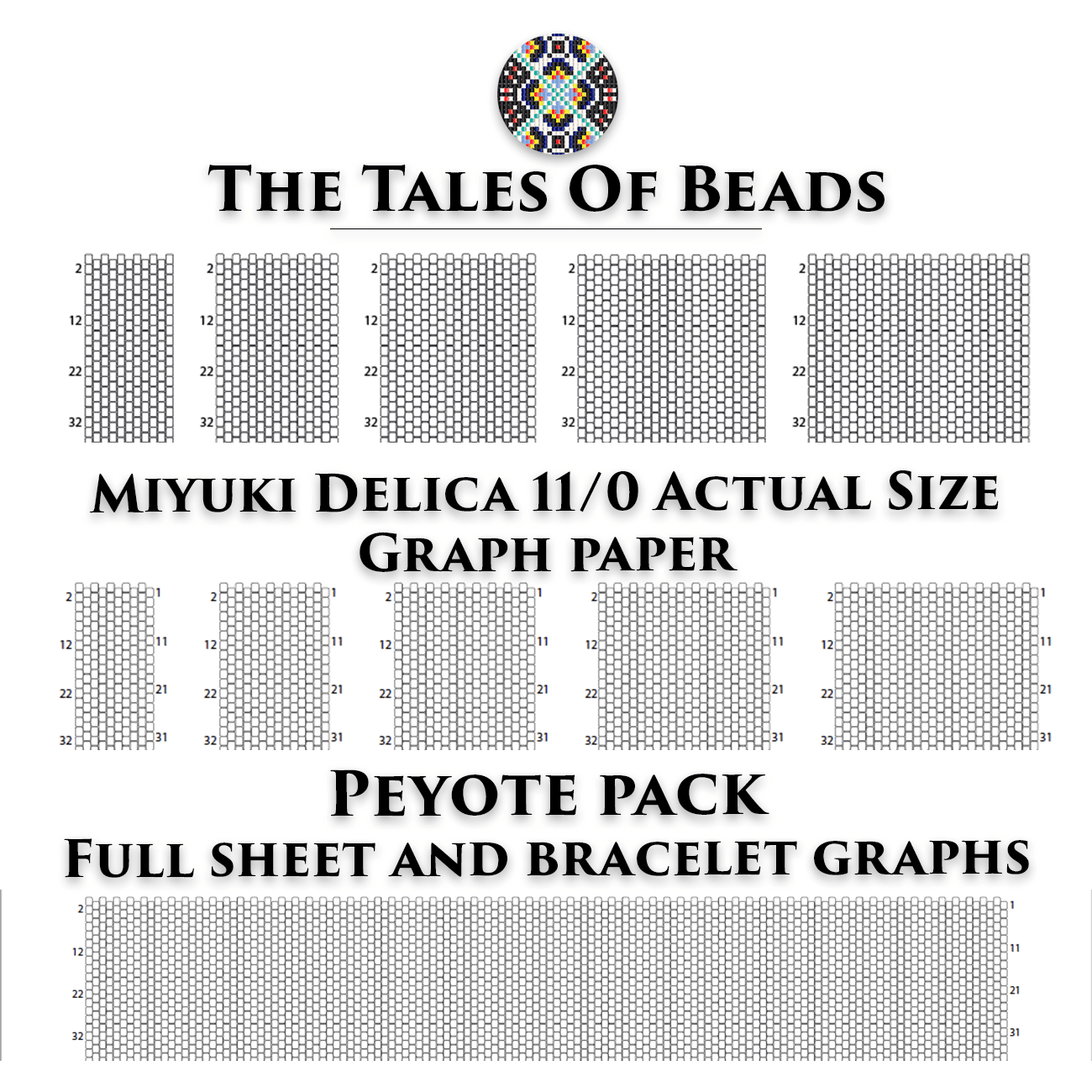 Beading Graph Paper Size 11