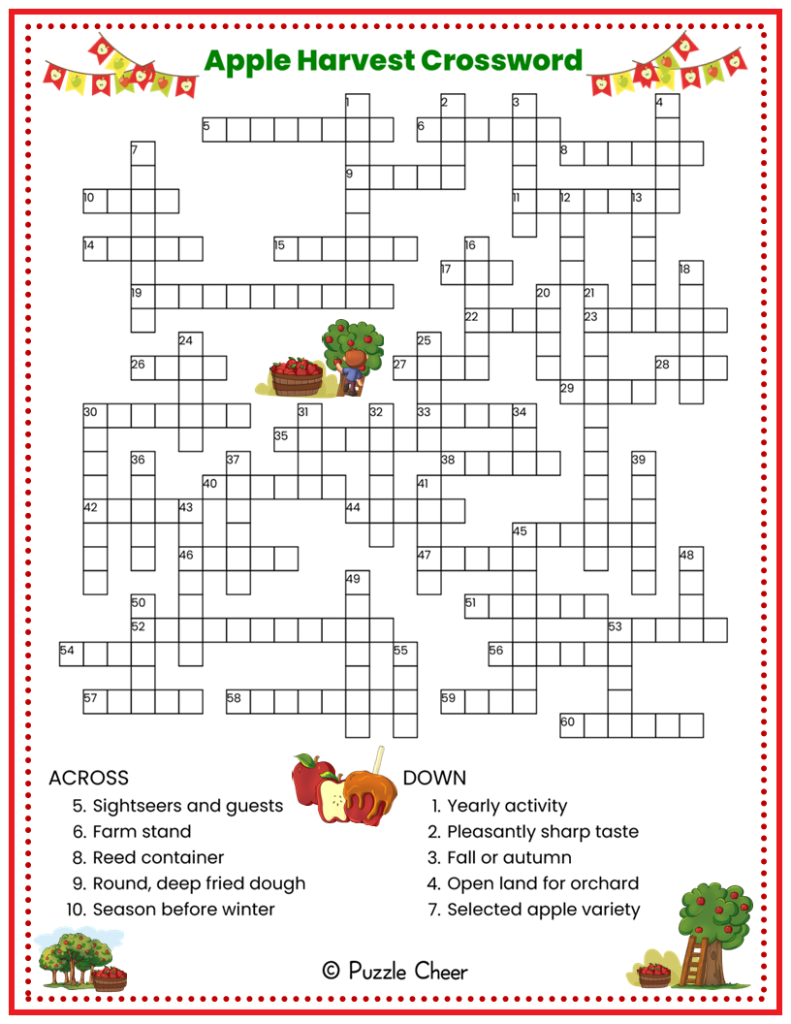Apple To Apple Crossword Puzzle 4 Letters