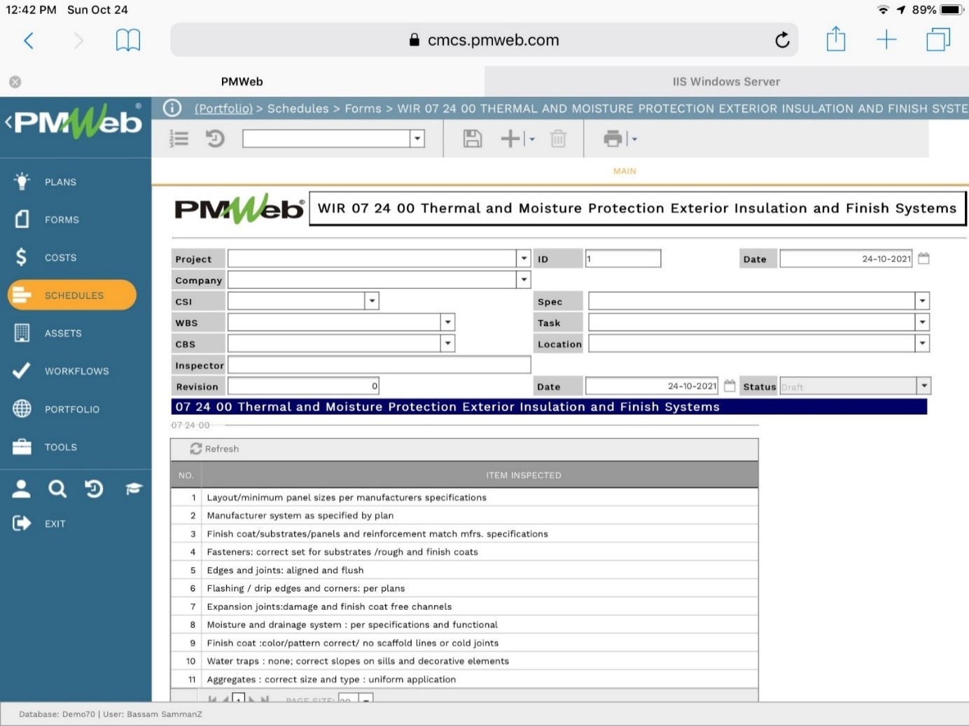 Article 729 Setting The Project Control System PCS Quality 