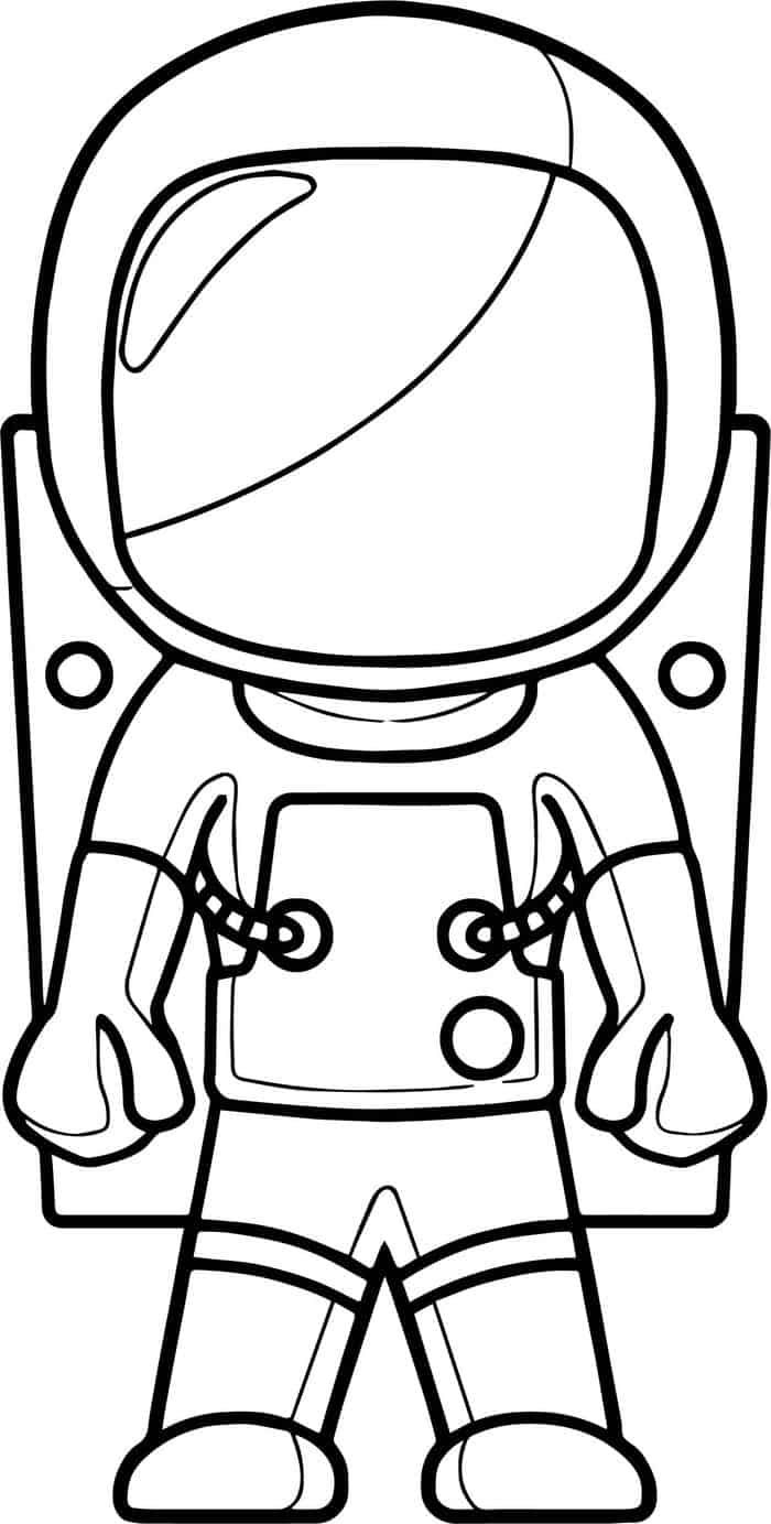 Free Printable Astronaut Template