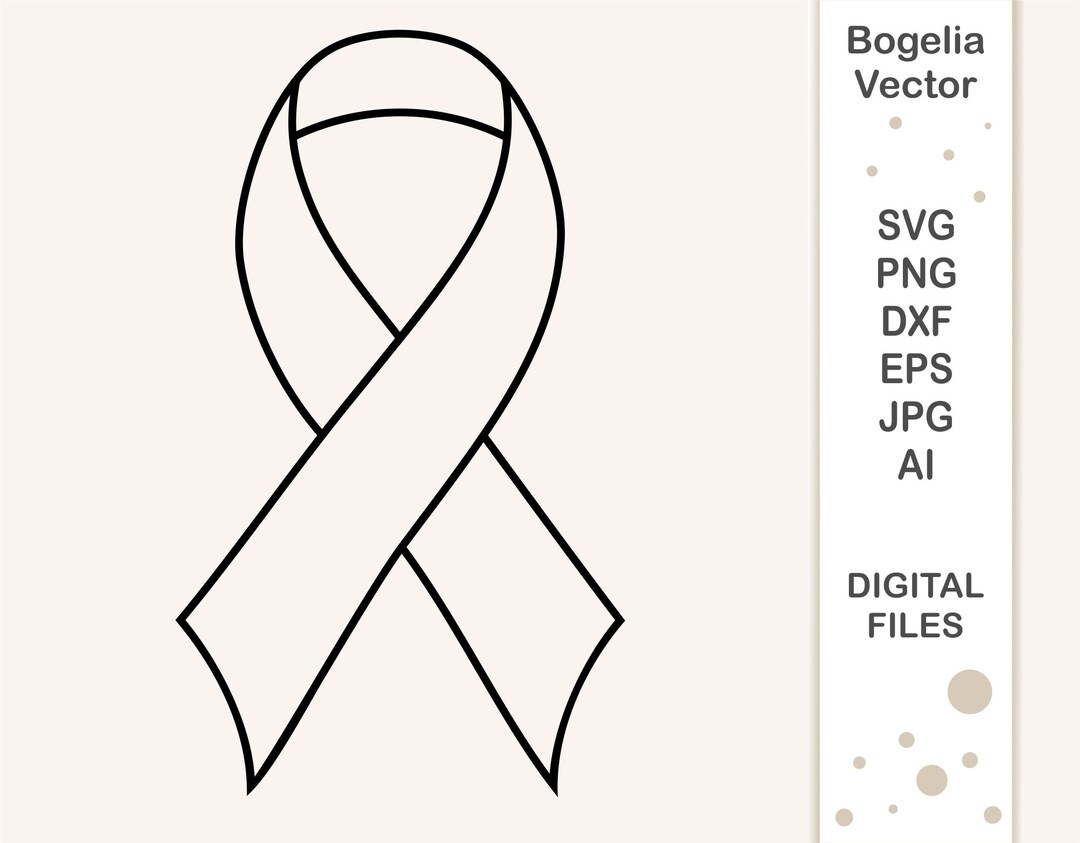 Breast Cancer Ribbon Template Printable