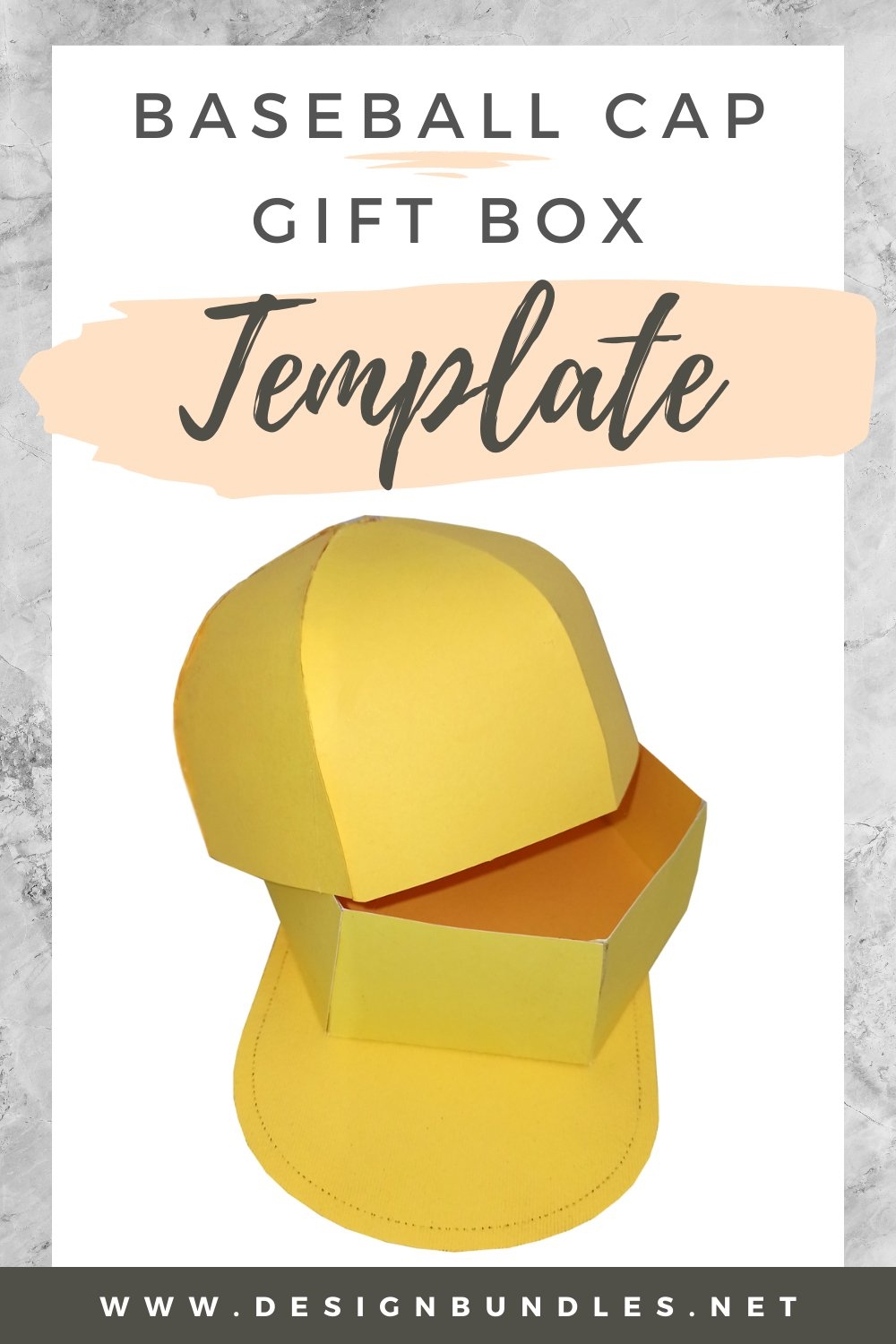 Baseball Cap Paper Hat Box Template Skip Hat Baseball Cap Box 