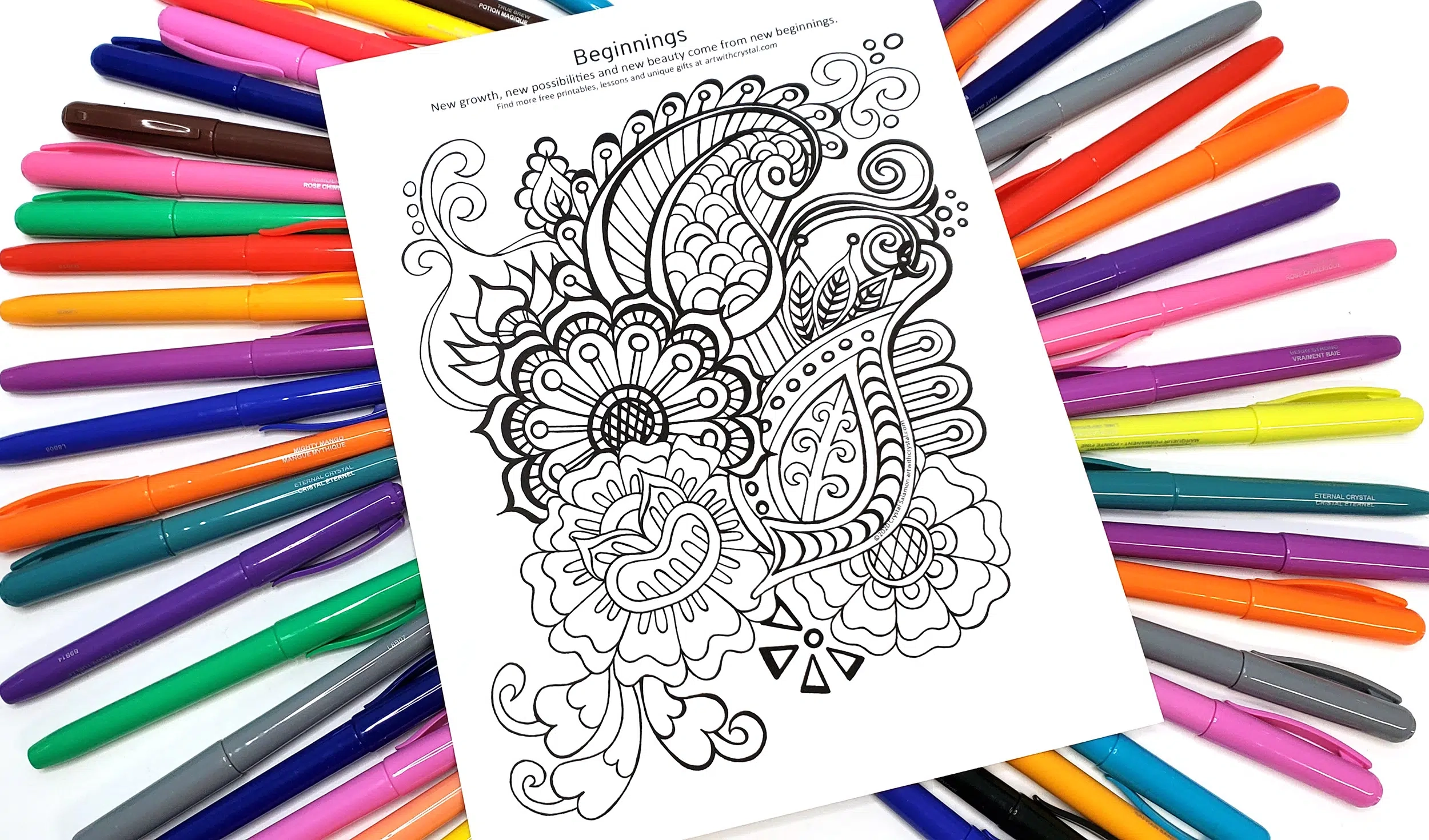 Henna Designs To Print And Color