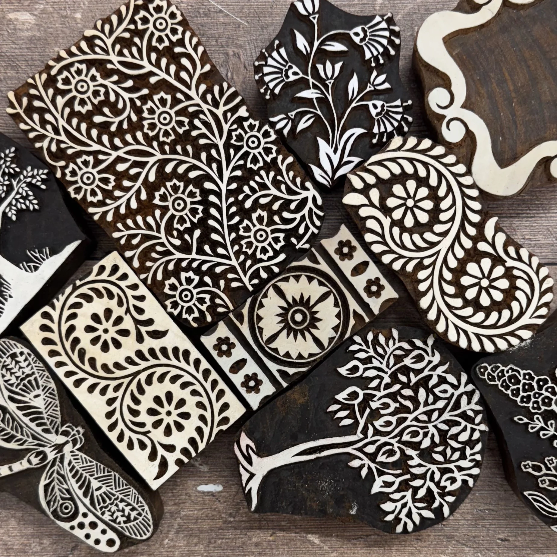 Block Shop Wooden Printing Blocks Block Printing The Indian 