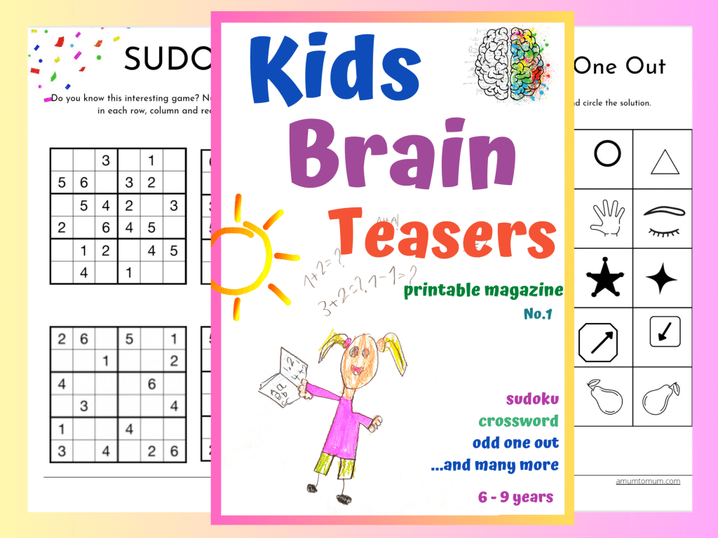 Free Printable Brain Teaser Puzzles Kids
