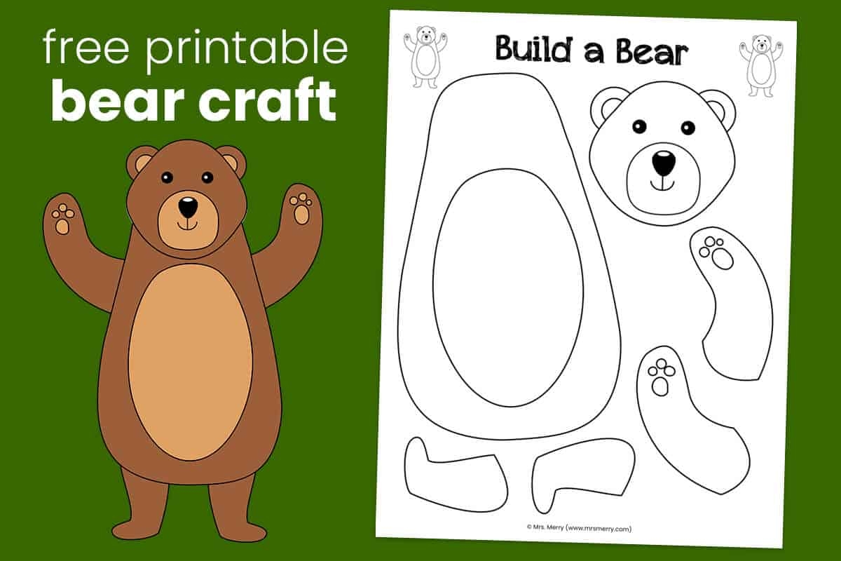 Printable Bear Template
