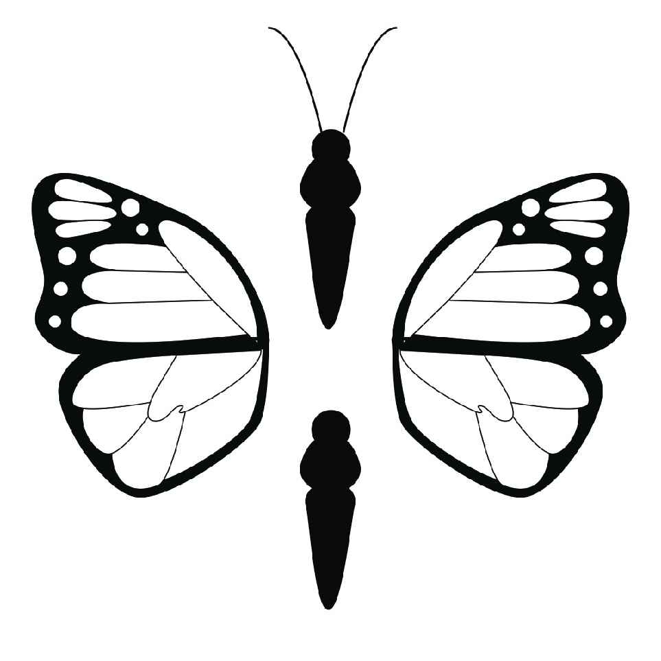 Butterfly 3D Pen Stencil 3Doodler