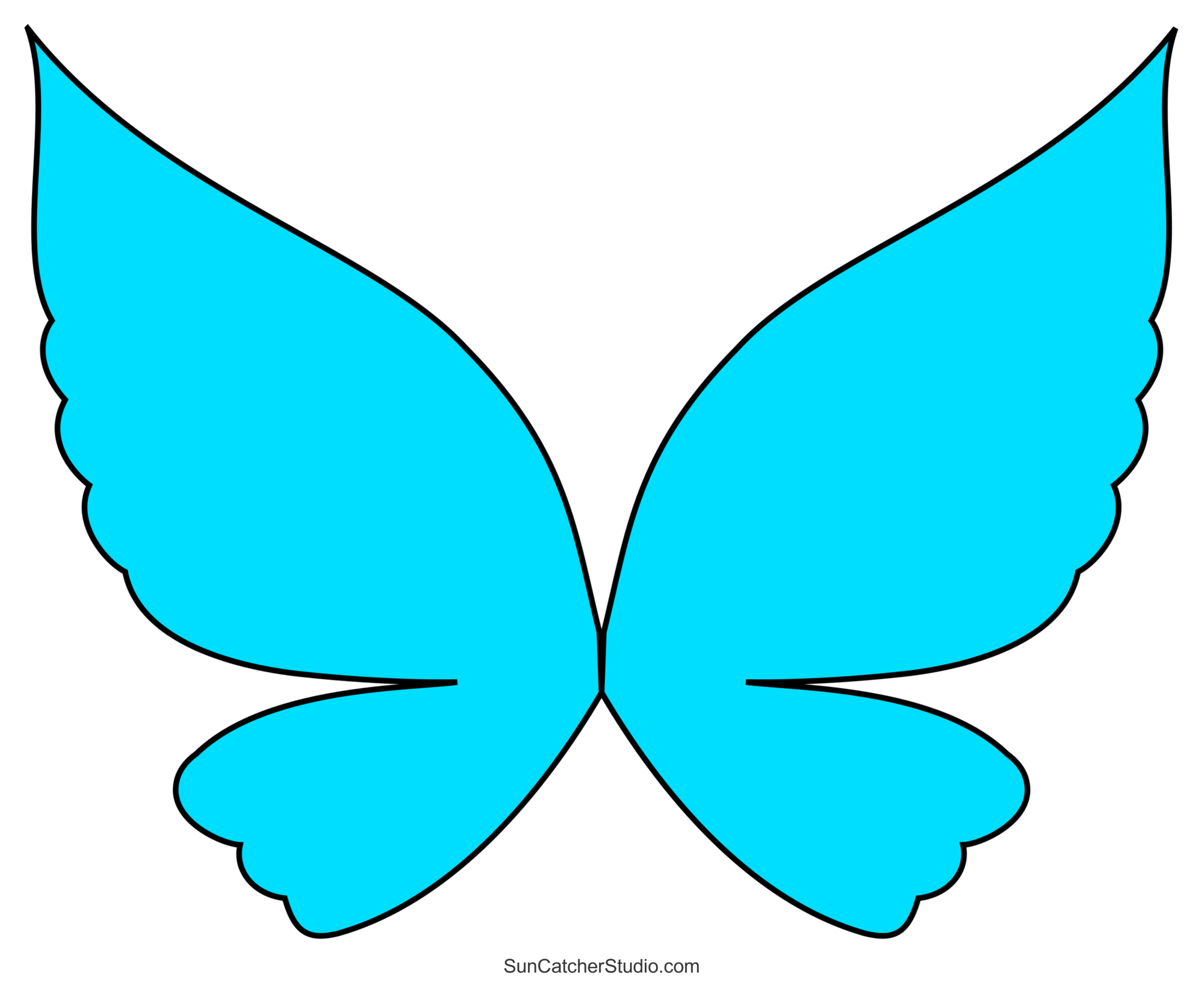 Butterfly SVG Files Printable Templates Patterns amp Clipart 