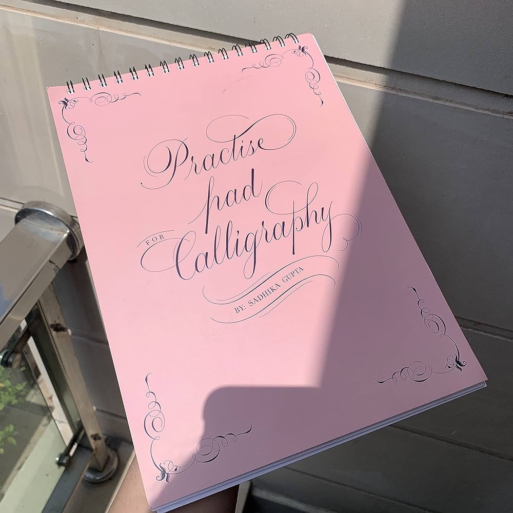 Calligraphy Practice Pad For Beginners Slanted Calligraphy Paper 