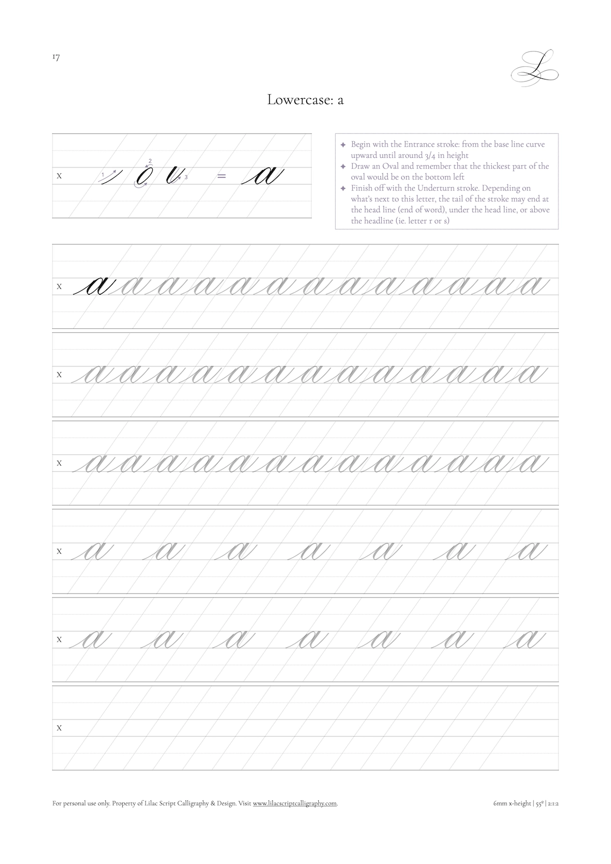 Calligraphy Worksheets Free Printable