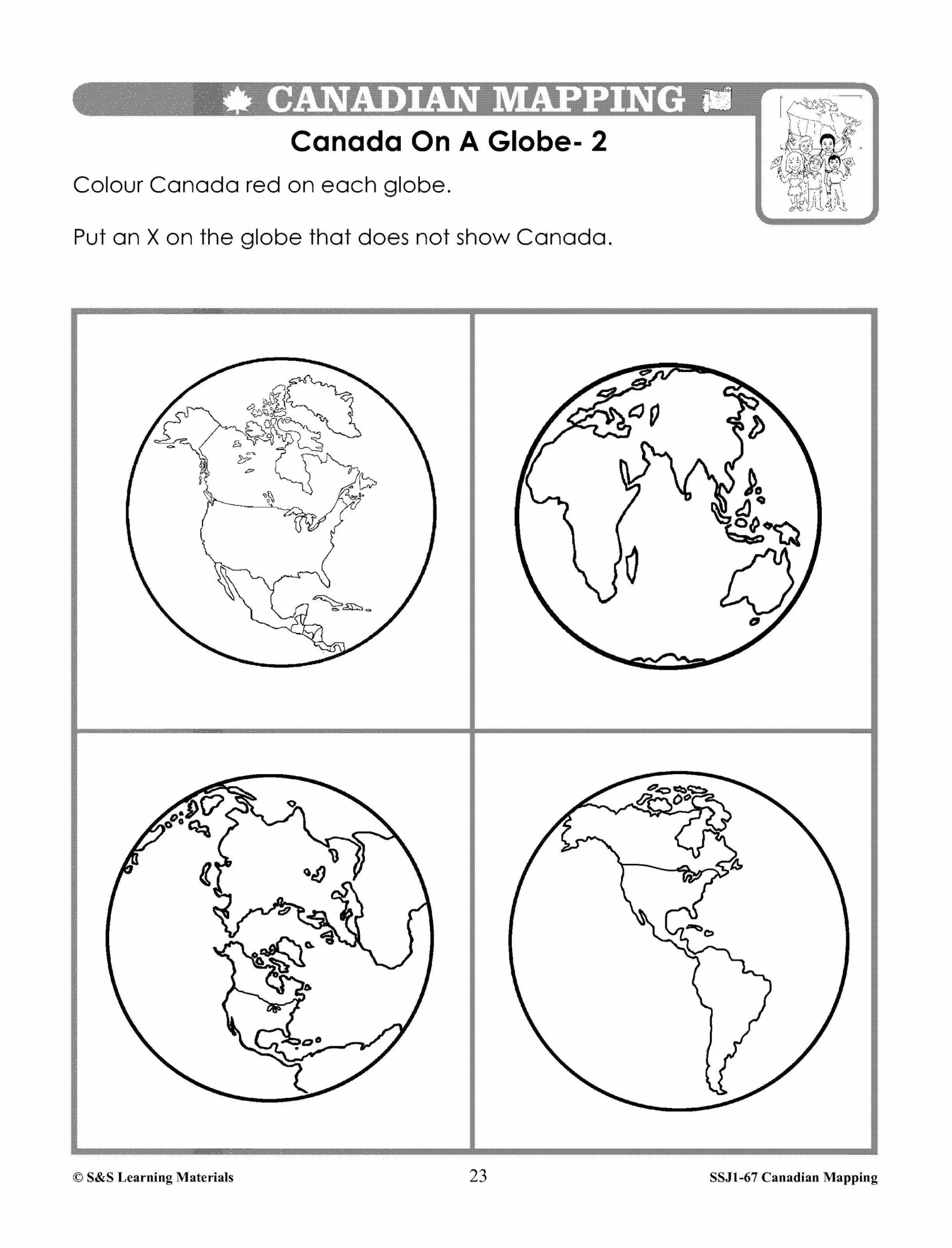 Printable Social Studies Worksheets Canada