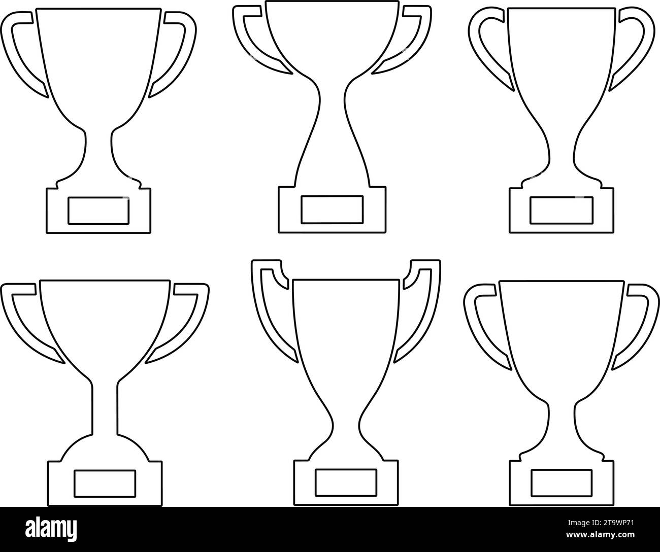 Celebration Cup Trophy Football Stock Vector Images Page 2 Alamy