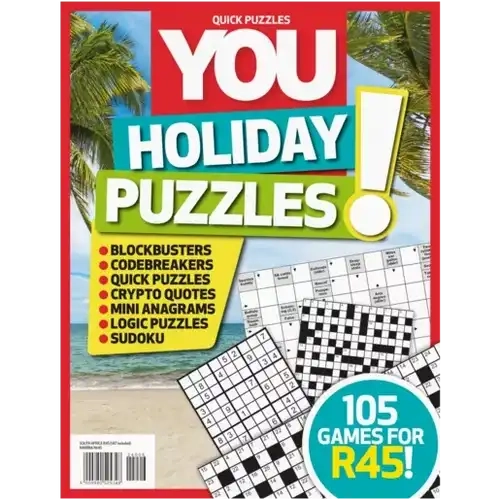 Checkers Sixty60 YOU Quick Puzzles Magazine Cover May Vary 