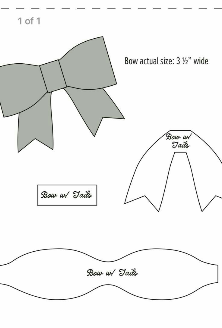 Free Printable Printable Cheer Bow Template