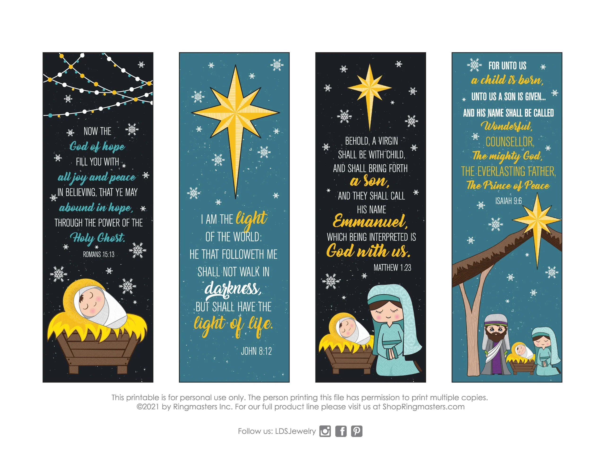 Free Religious Christmas Printables