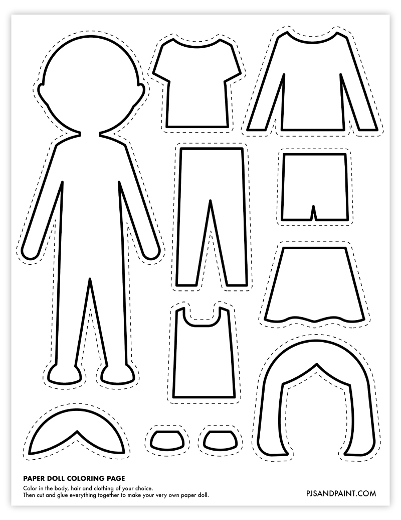 Clearance Free Printable Paper Dolls And Clothes Cheap Sale Black 