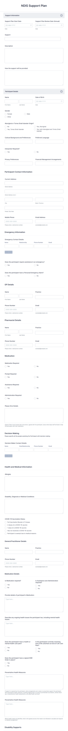 Clinic Registration Form Template Jotform