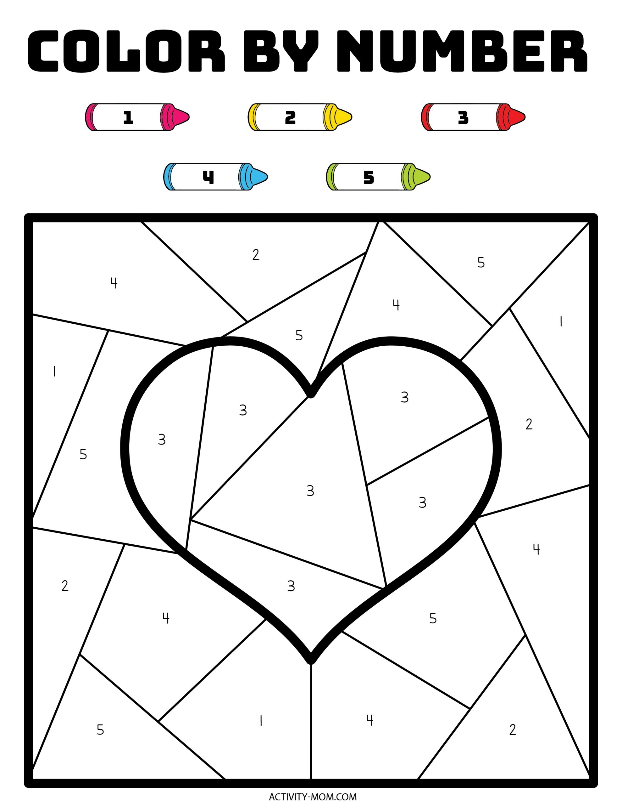 Free Printable Valentine Math Worksheets