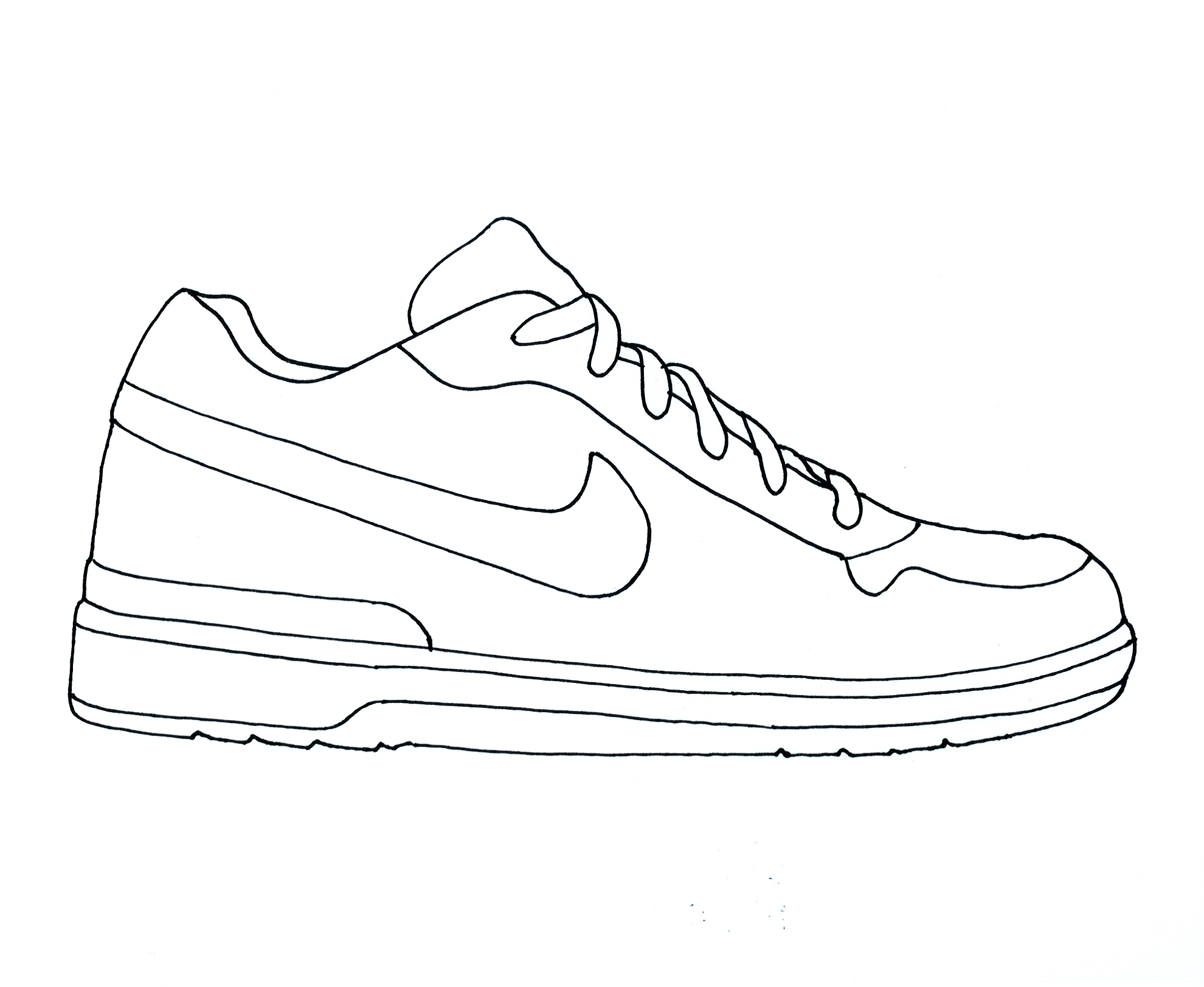 Printable Shoes Template