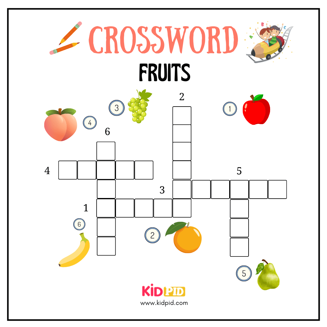 Crosswords For 3rd Graders