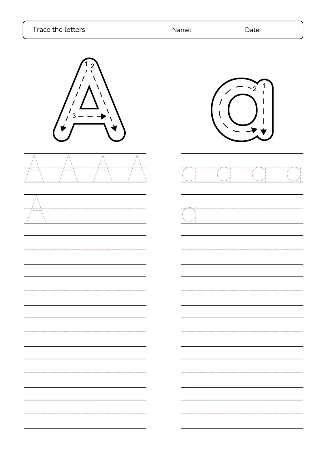 Customize 1 107 Alphabet Worksheet Templates Online Canva
