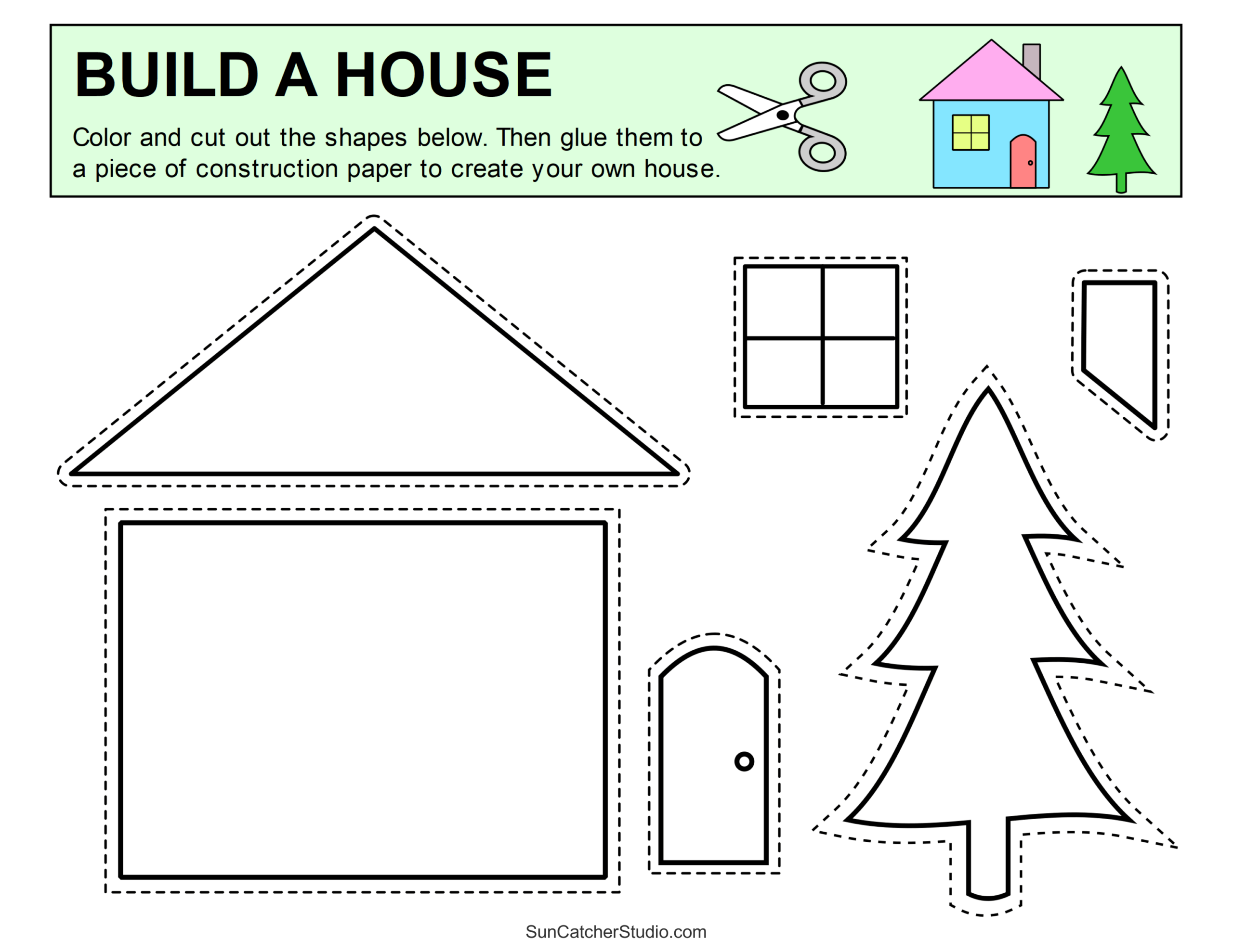 Pre K Worksheets Printable Cut And Paste
