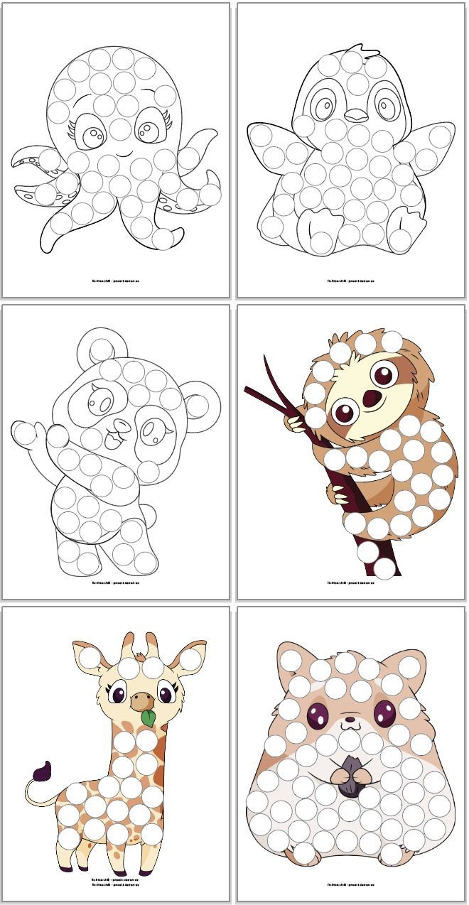 Dot Art Free Printables