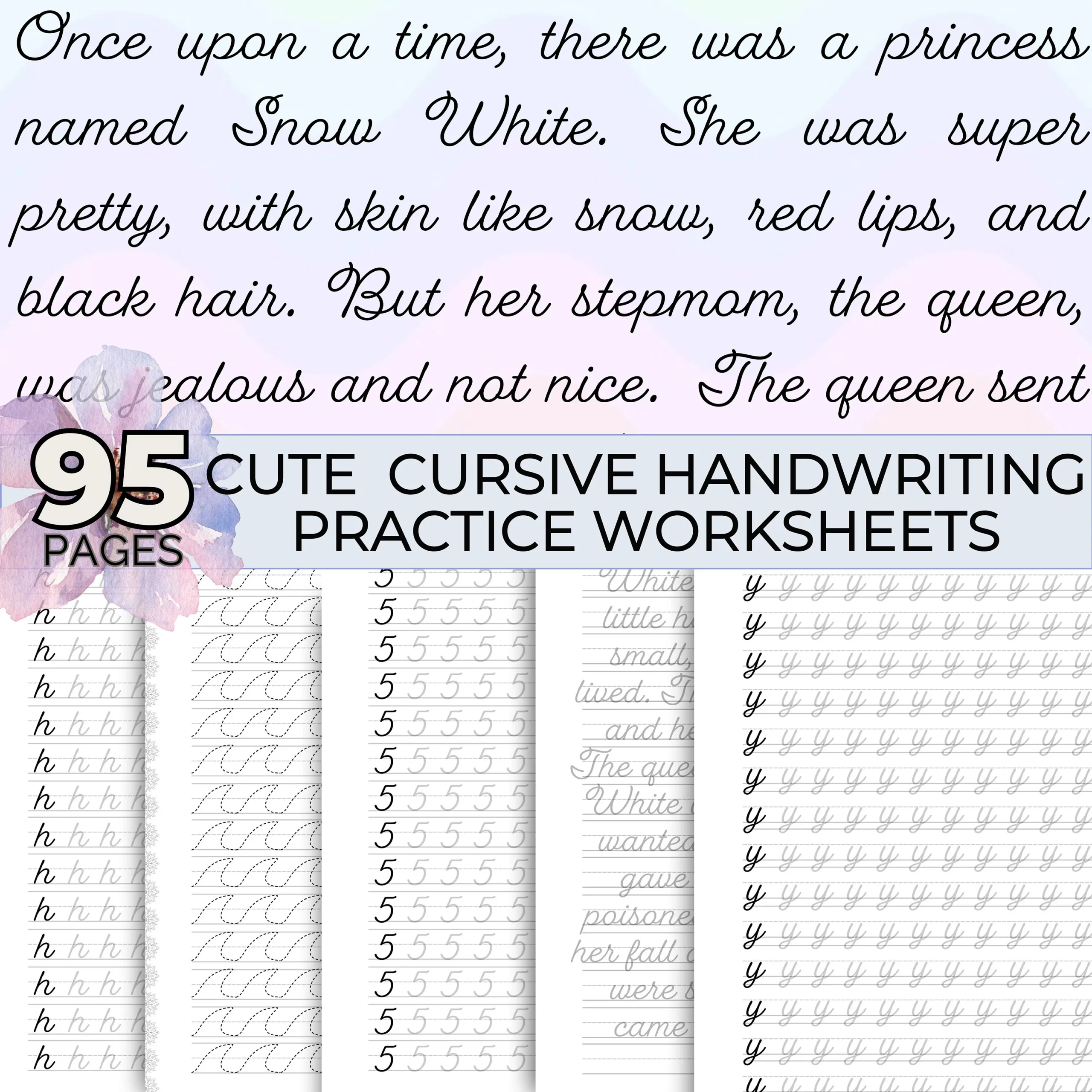 Printable Cursive Handwriting Practice Sheets