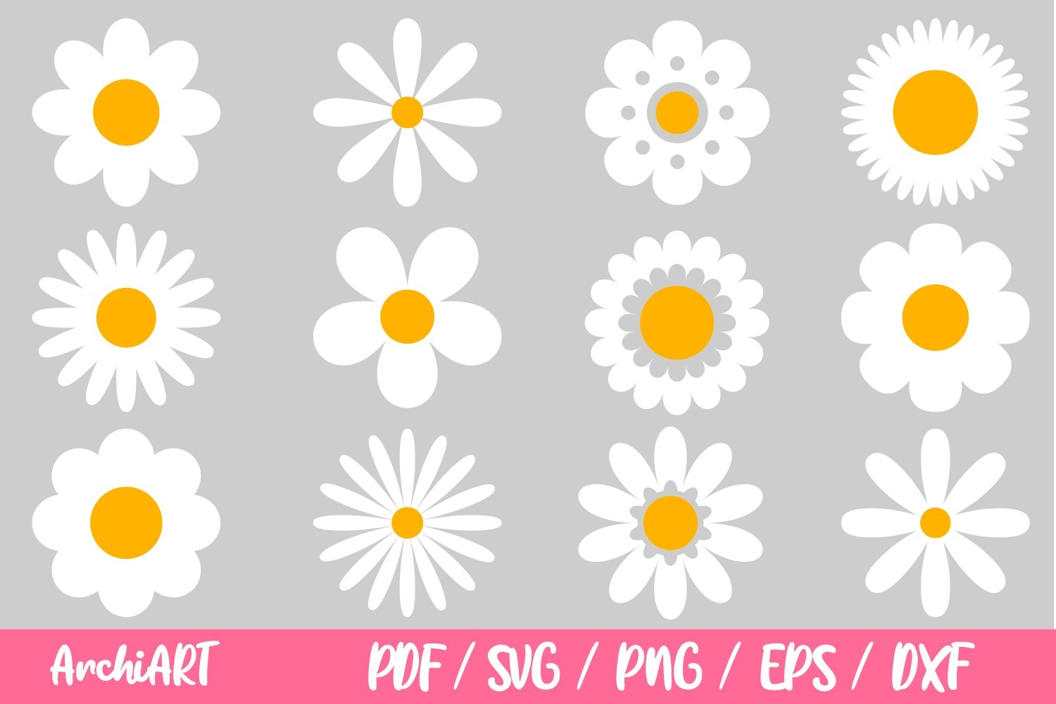 Daisy SVG PNG Flower Download Daisy Clipart Cut 2114348 