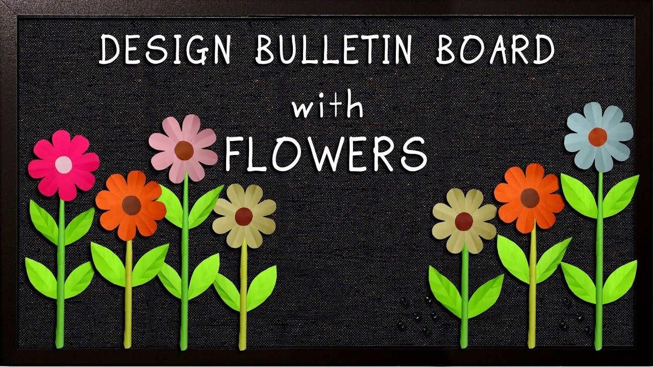 Flower Bulletin Board Decorations