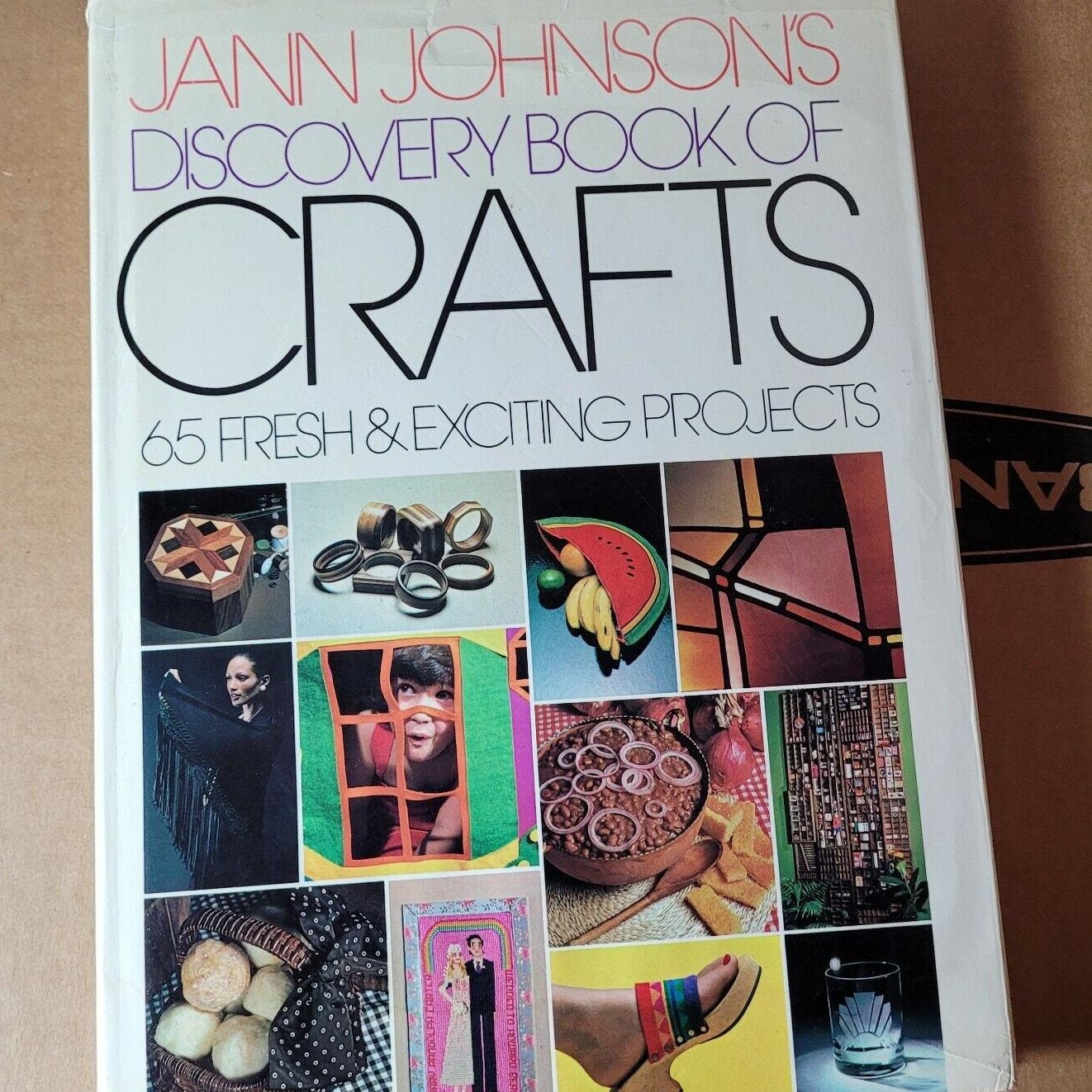 Discovery Book Of Crafts 1975 Vintage Hardcover Instructional 