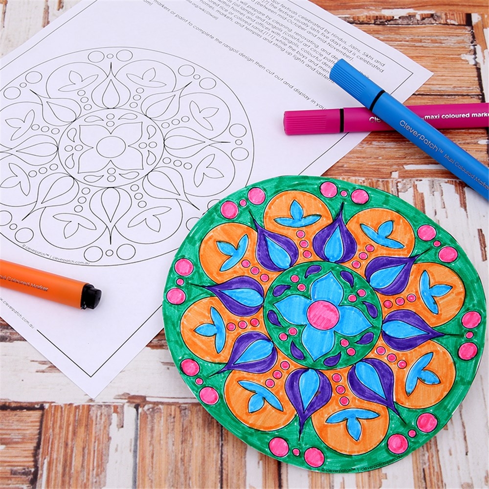 Rangoli Designs For Diwali Printable