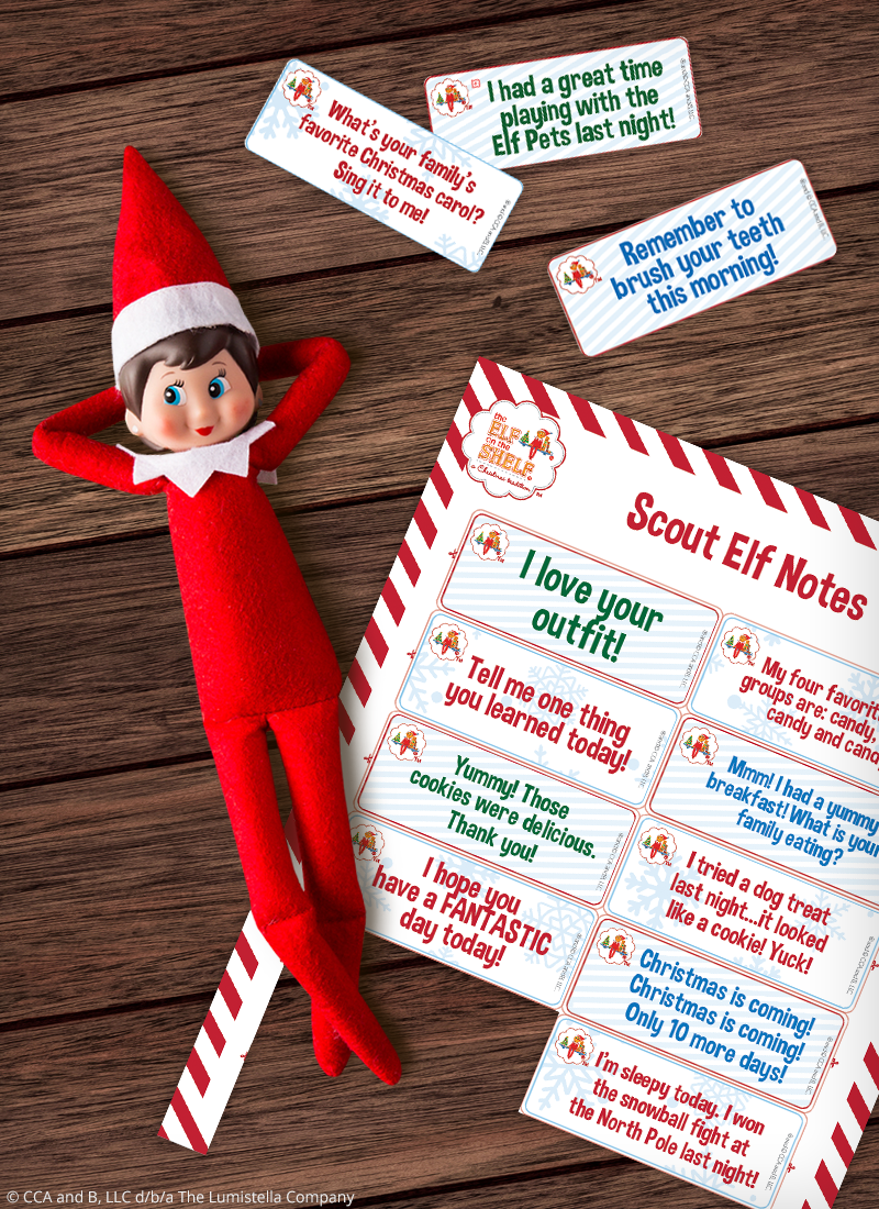 Elf On The Shelf Template Printable