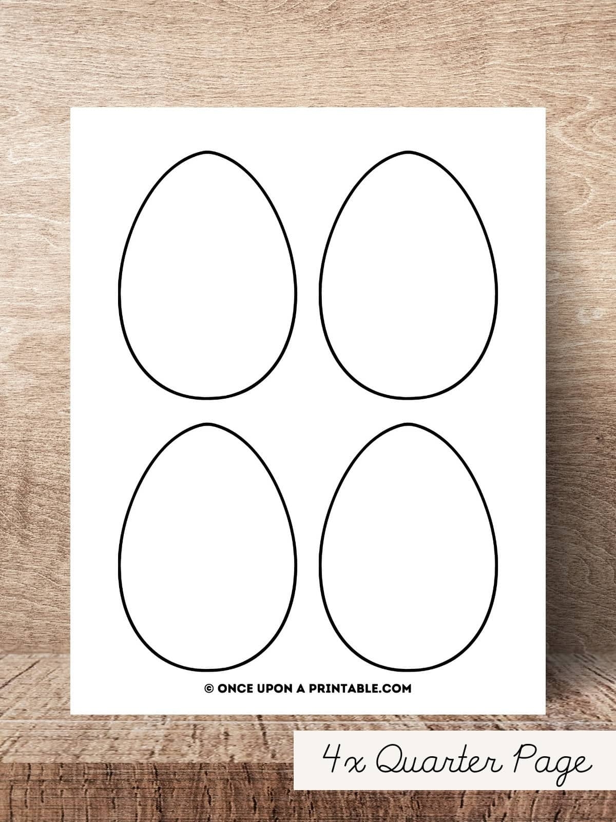 Easter Egg Templates And Coloring Pages Free Printable Once 