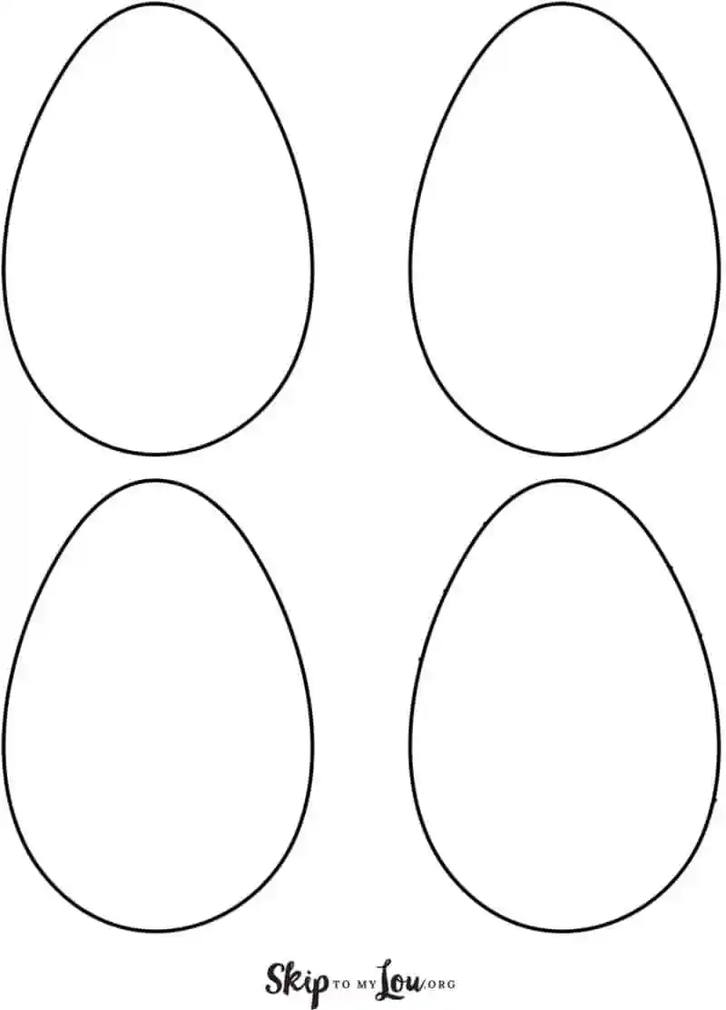 Easter Egg Templates With Pictures For FUN Easter Crafts Skip To 